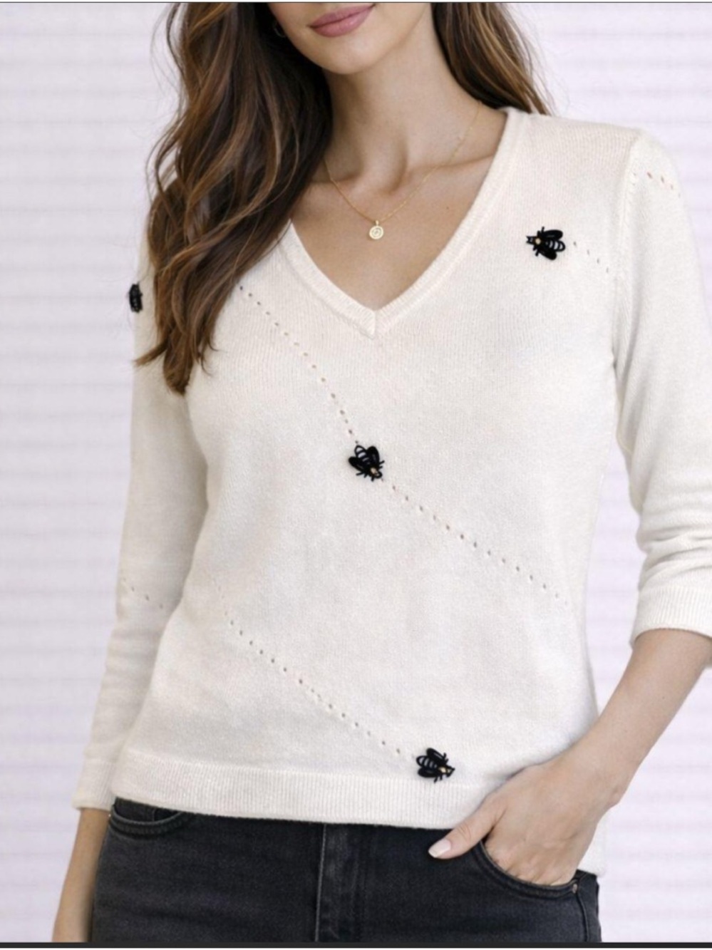 St. John Sport Bee Sweater